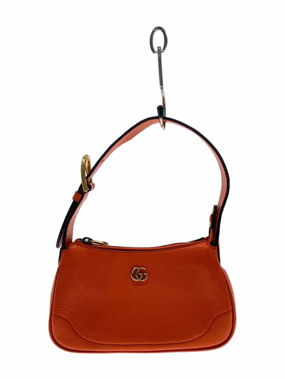 Gucci Aphrodi GG Marmont Handbag Leather Orange
